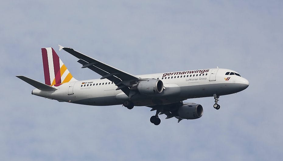 En Airbus A-320 fra Germanwings er styrtet ned i sydfrankring på vej fra Düsseldorf til Barcelona.