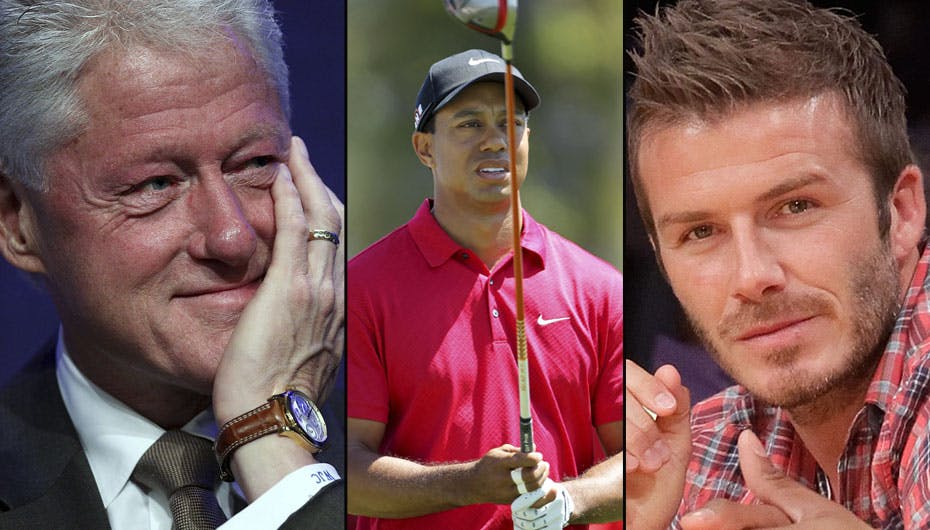Bill Clinton, Tiger Woods og David Beckham har alle sammen haft svært ved at holde rumsterstangen i ro