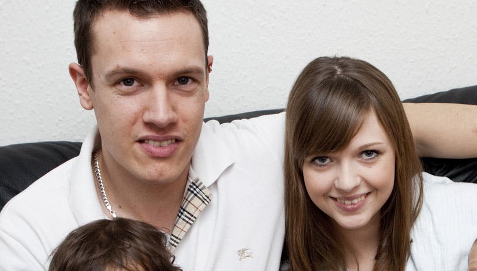 Benno og Stine kan nu kalde sig en rigtig kernefamilie