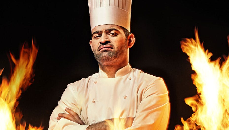 Helvede bryder løs i køkkenet hver tirsdag klokken 20 på TV2 under kyndig ledelse af Wassim Hallal