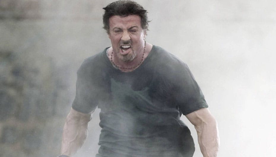 Mimikken er den samme, og som altid giver Stallone sig fuldt ud, men i den nye film gik det alligevel galt for den gamle mand