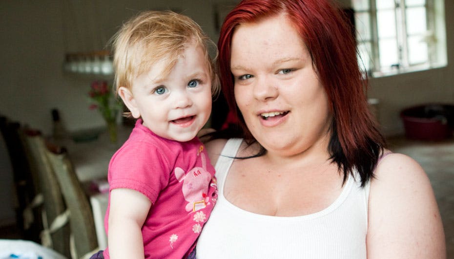 Inge Yvonne har endelig fundet ud af, hvem der er far til lille Annabel