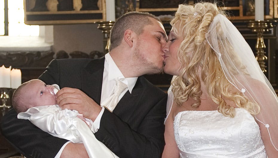 Det var meget romantisk, da Camilla og Benjamin blev gift for 2. gang