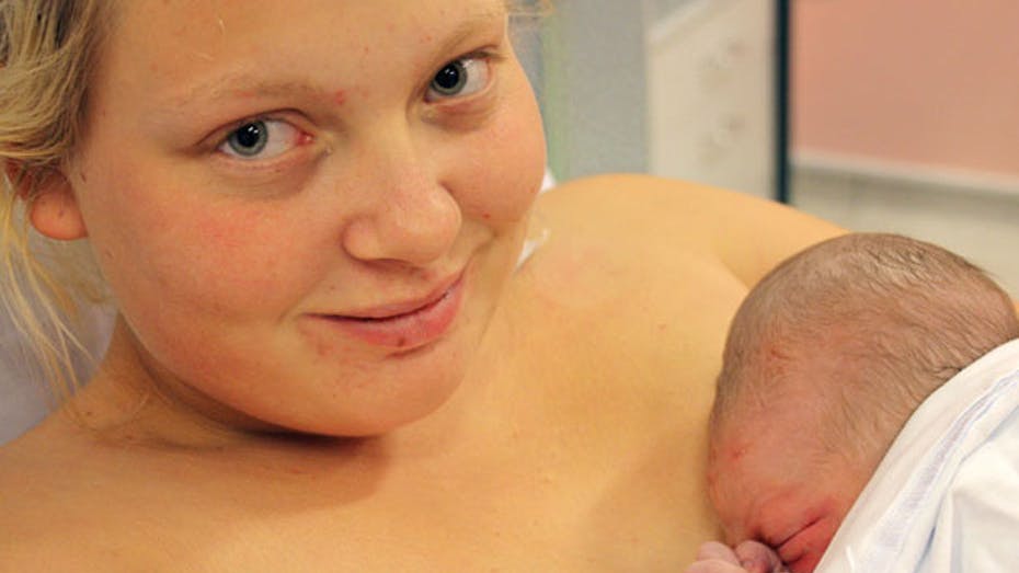 Natacha Nikita er ikke ovenud begejstret for sit nyfødte barn