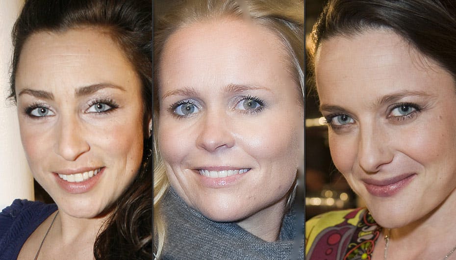 Szhirley, Mira og Marie tog alle bebserne med på podiet