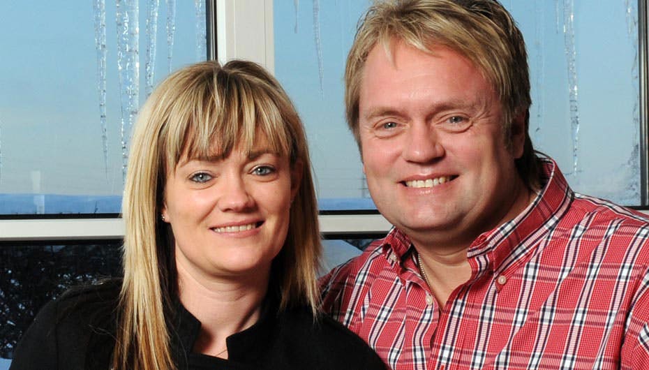 Johnny med sin Gitte