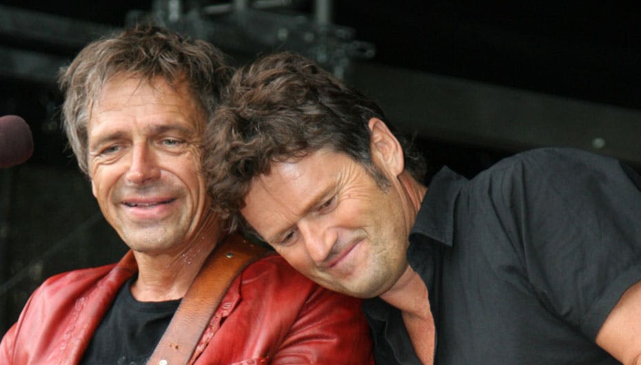 Falch og Krebs har længe optrådt sammen - nu er de også forretningspartnere