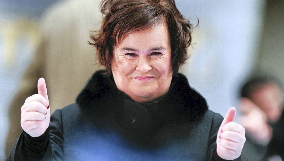 Susan Boyle giver danskerne tommelfingrene op for hjælpen til Haiti og Afrika