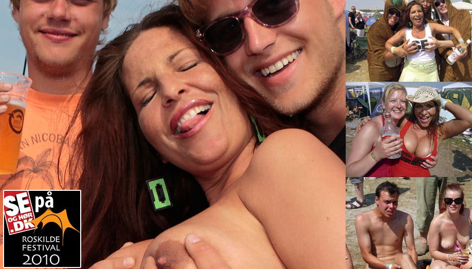 Der var gang i festen på Roskilde Festival, da Kimmie Jade delte bodytequilaer ud