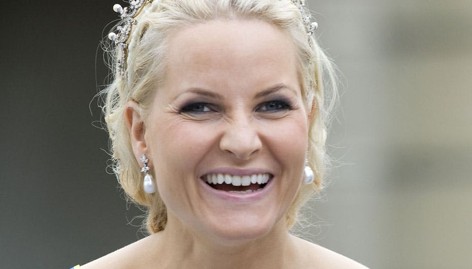 Mette-Marit viste lidt mere af sig selv end normalt