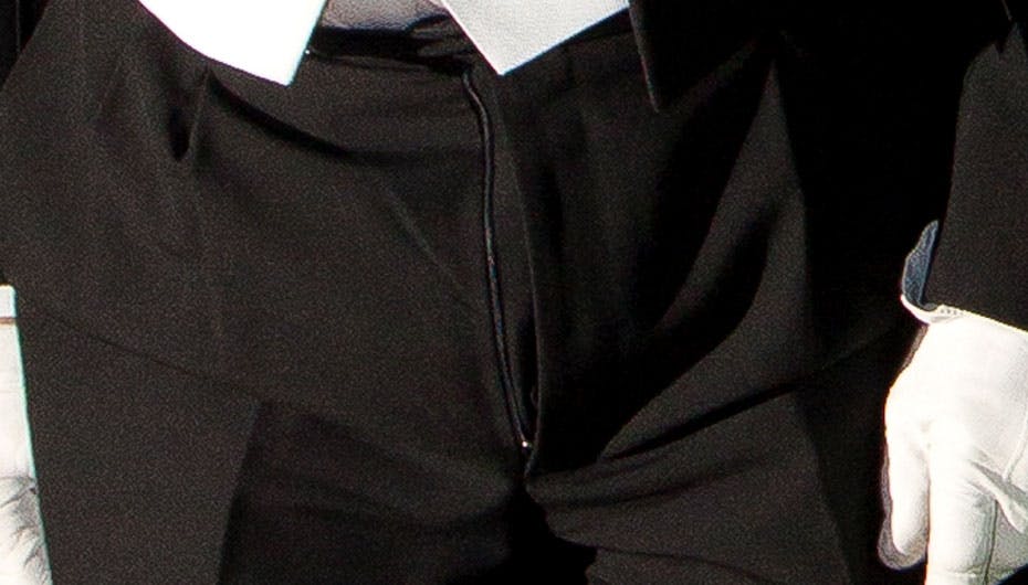 Hvilken deltager i nytårskuren havde glemt at lyne op?