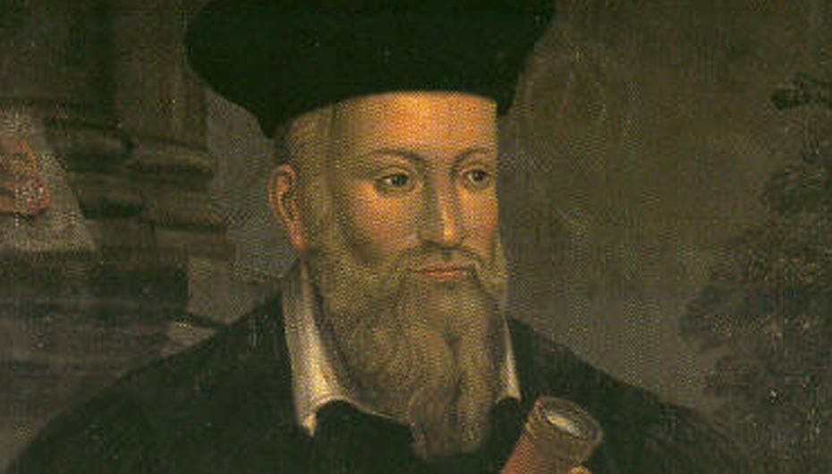 Nostradamus forudsagde Hitler, som han dog kaldte Hister, samt en Tredje Verdenskrig, som han dog placerede i juli 1999 - alligevel havde han fat i noget. Nu er han gået på nettet