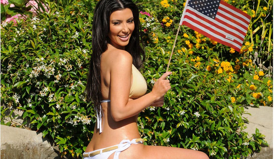 The all American girl - Kim Kardashian. hende kommer vi sikkert til at høre meget mere fra også herhjemme