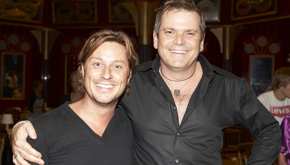 Hans Pilgaard med sin mand Henrik Torp