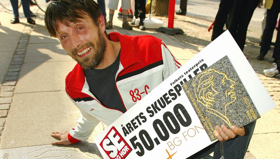 Mads Mikkelsen blev kåret som Årets Skuespiller i 2001