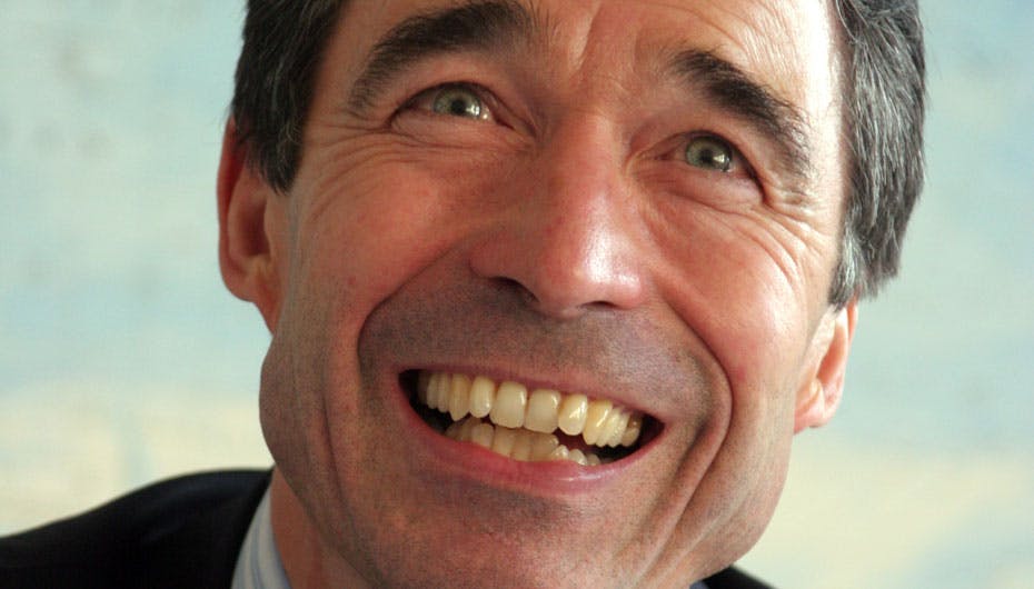 Anders er en glad mand - morfar og på til vej på et NATO-job ... Det kan ikke blive bedre