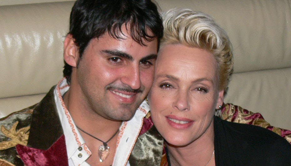 Brigitte og hendes nuværende mand Mattia Dessi, som hun har været sammen med i to år