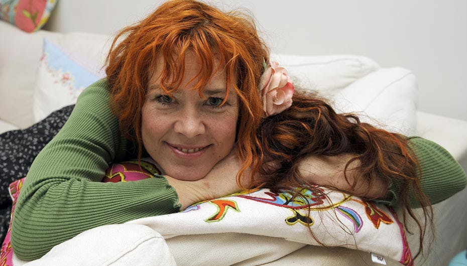 Dejlig kælen kattemor