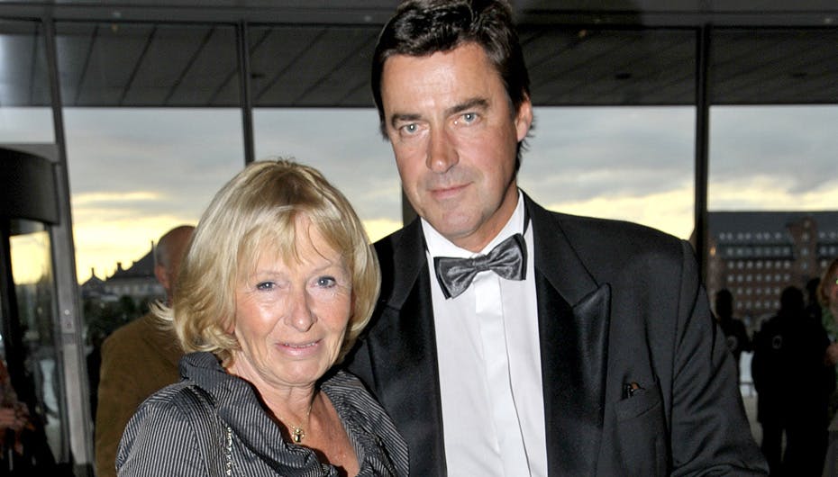 60 af parrets nærmeste venner og familiemedlemmer fejrede Mimi og Mogens