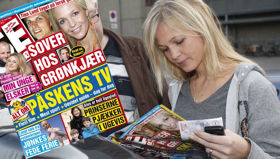 SE og HØR mødte mandag aften Tina Lund, som var ærgerlig over, at historien allerede er ude, men heller ikke kunne lade være med at smile af SE og HØRs afsløring