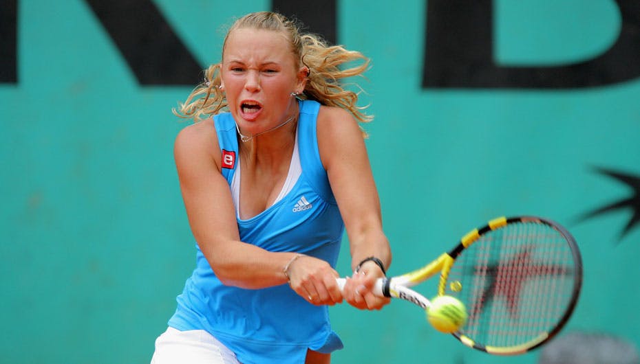 Der er ingen tvivl om, at konen her er en dedikeret vinder - Wozniacki er videre i French Open
