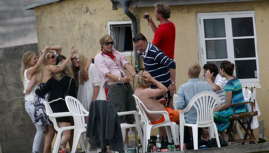 Der blev gået til den i Skagen med fest og druk