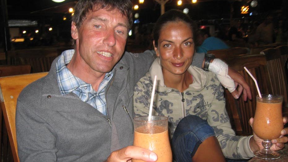 John Carlsen og Anja Fonseca virkede meget forelskede, da de tidligere på året var på ferie sammen på Lanzarote