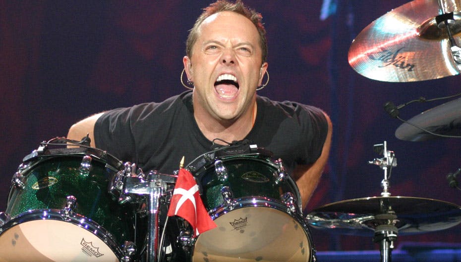 Metallicas trommeslager Lars Ulrich er klar til at give den gas for sin landsmand