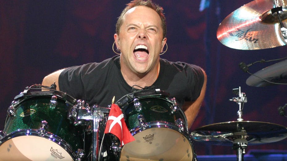 Metallicas trommeslager Lars Ulrich er klar til at give den gas for sin landsmand