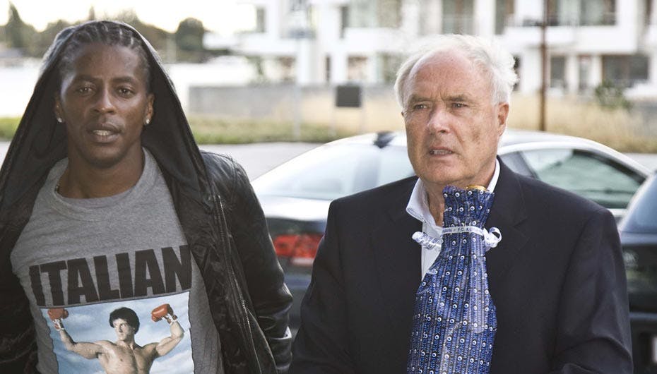 Bedste venner: Zuma og Don Ø ankommer til SE og HØR-festen