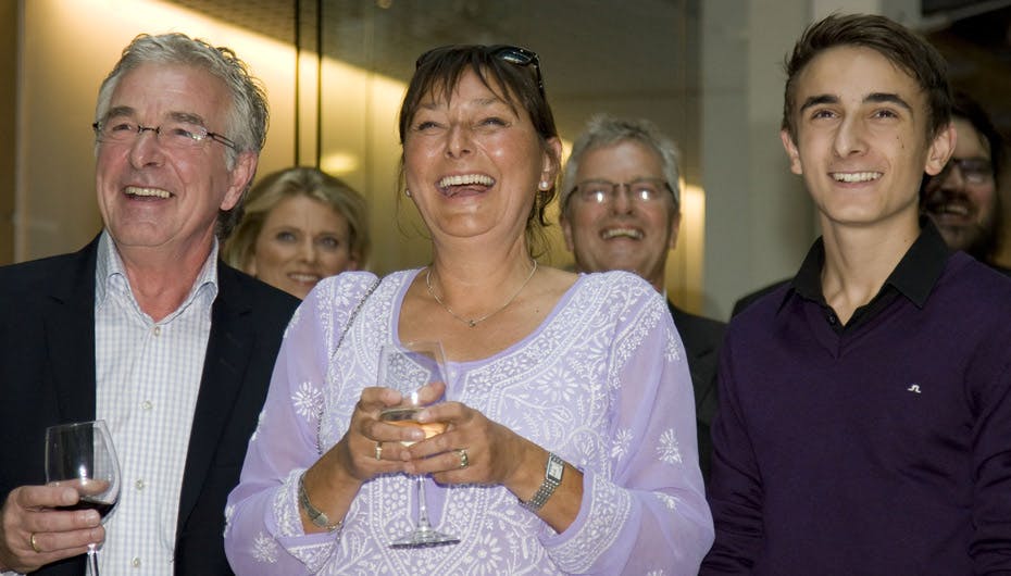 Michael, Gitte og Nicolaj. Der er vist ingen tvivl om at de er i familie