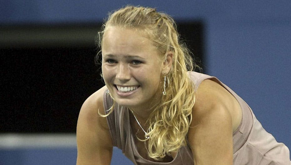 Caroline havde det store smil fremme, da hun havde sikret sig semifinalepladsen