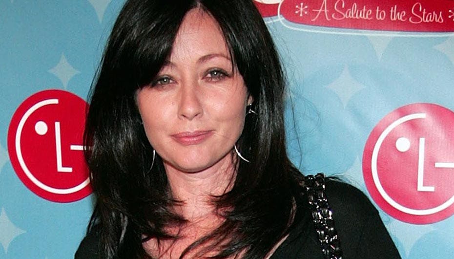 Shannen som hun ser ud i dag ca 20 år efter de første optagelser af "Beverly Hills 90210"