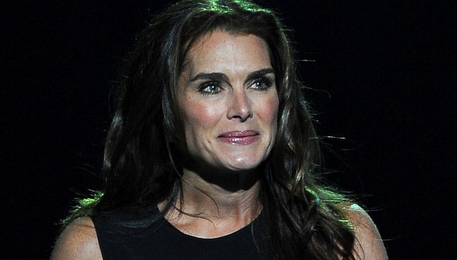 Brooke Shields var tydeligt berørt over sin vens død, da hun holdt en mindetale for ham i Staples Center i Los Angeles i sidste uge