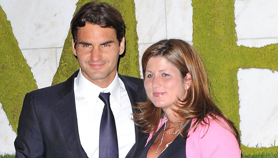 Spændende, om Federers små tvillingepiger en dag skal være de nye Venus og Serena