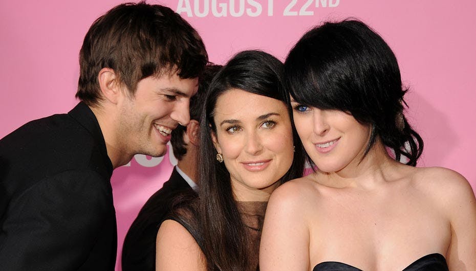 Asthon Kutcher er i dag en del af familien, og Rumer Willis opfatter ham som en onkel eller en bror