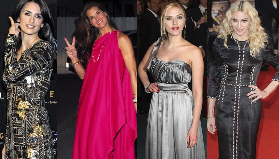 Penelopé Cruz, Brook Shields, Scarlett Johansson og Madonna er bare nogle af de stjerner, der lukker lort ud i ny og næ