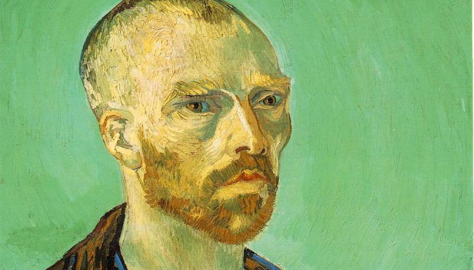 van Gogh malede altid sig selv halvt i profil, så man ikke kunne se det manglende øre