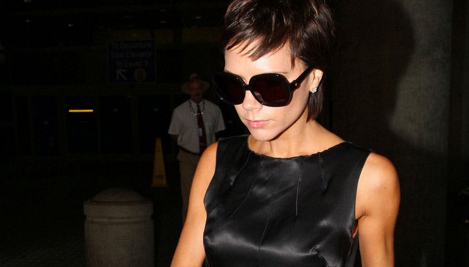 Victoria Beckham vendte mut tilbage til Los Angeles uden sin mand