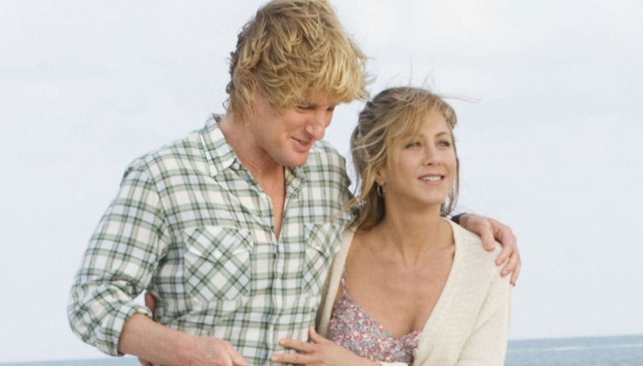 Owen Wilson og Jennifer Aniston danner par i filmen "Marley & me"