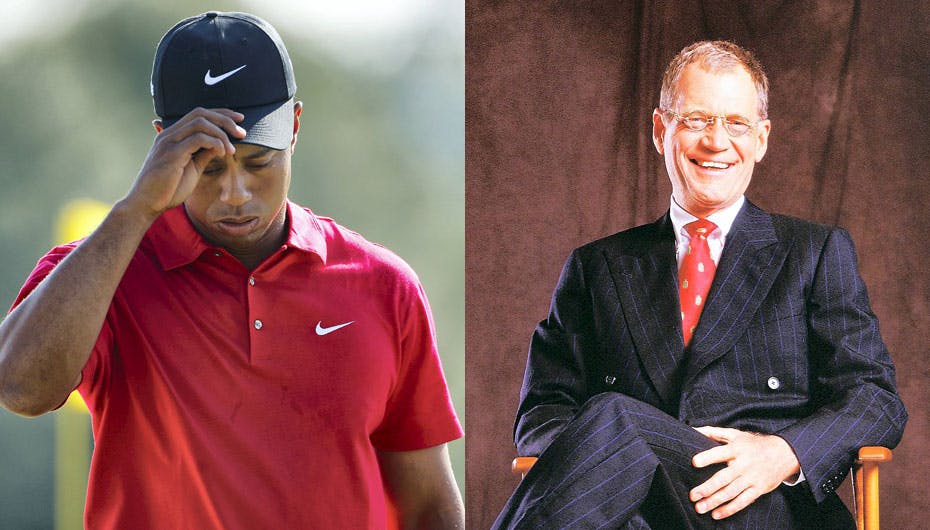 Tiger Woods og David Letterman "køber" sig til tavshed, påstår pengeafpresseren
