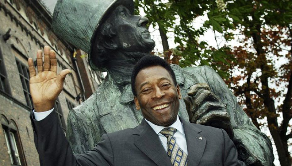 Sådan så Pelé ud ved sit sidste besøg i Danmarks hovedstad tilbage i 2006