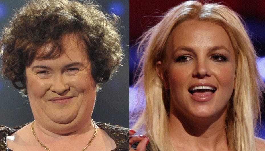 Susan Boyle og Britney Spears har mere til fælles end ved første øjekast