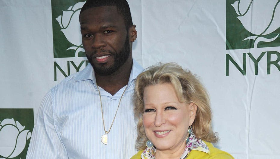 En duet de fleste troede umulig - 50 Cent med Bette Midler
