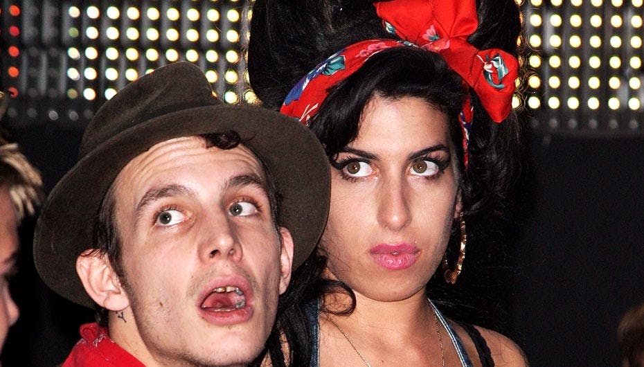 Blake og Amy inden manden røg bag tremmer