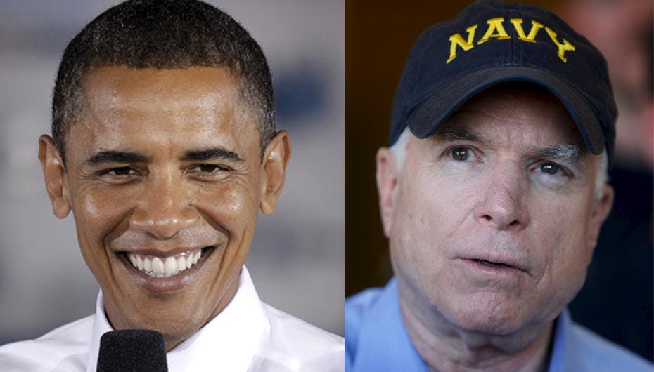 Barack Obama eller John McCain?