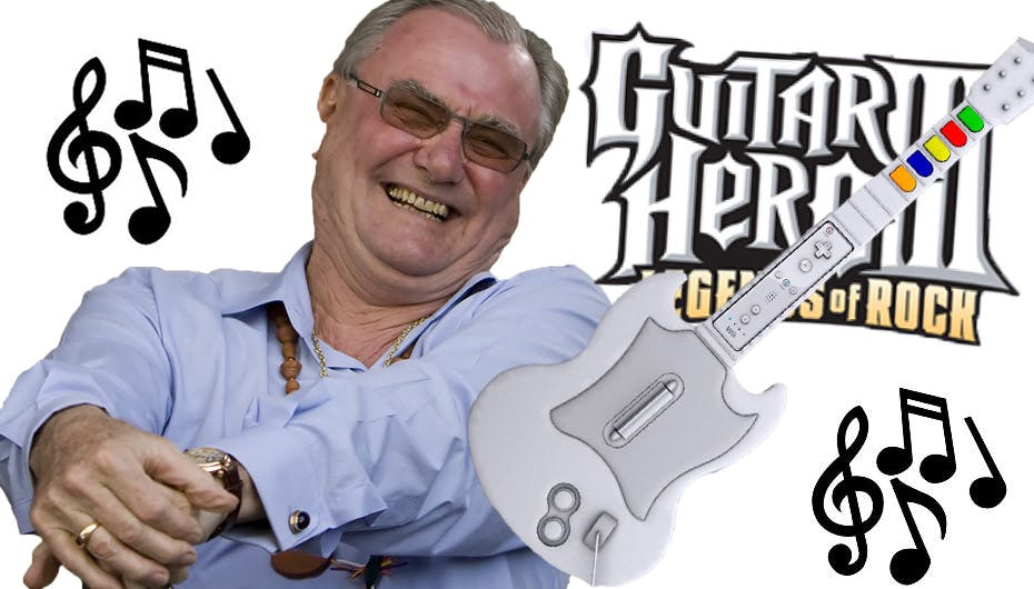 Måske er det Henrik selv, som skal spille løs, eller er det en fødselsdagsgave til konen?