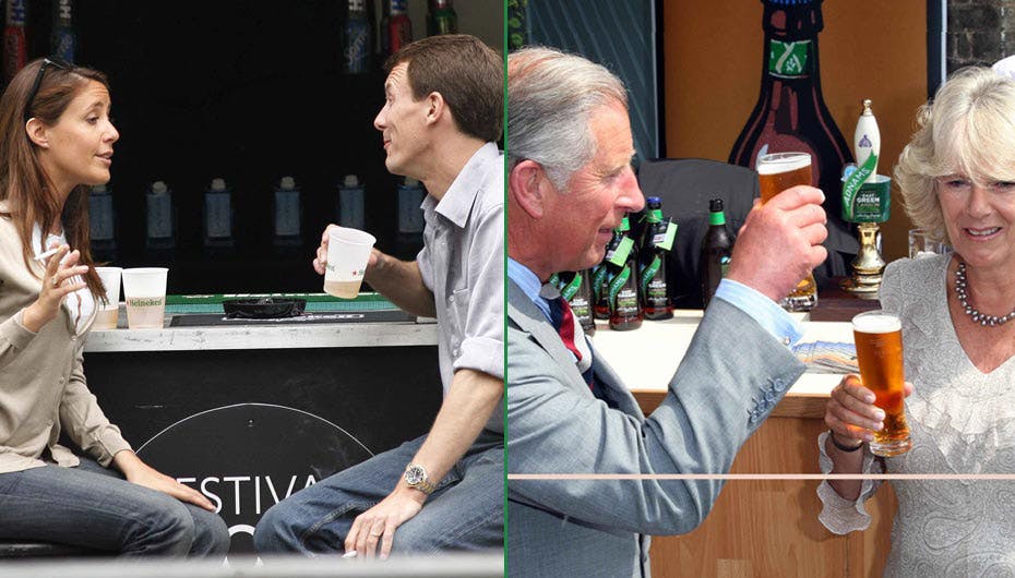 De fire royale drukmåse kunne sagtens hygge sig sammen over et par fadbamser