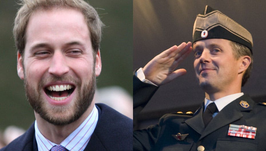 Kronprins Frederik er faktisk myreflittig i forhold til sin engelske prinsekollega William