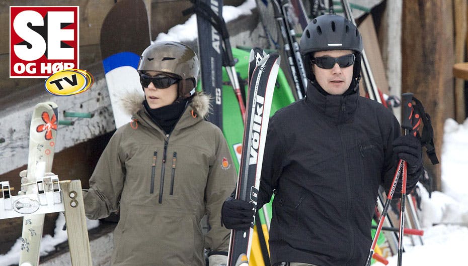 Frede og hustruen nød et par dage på ski